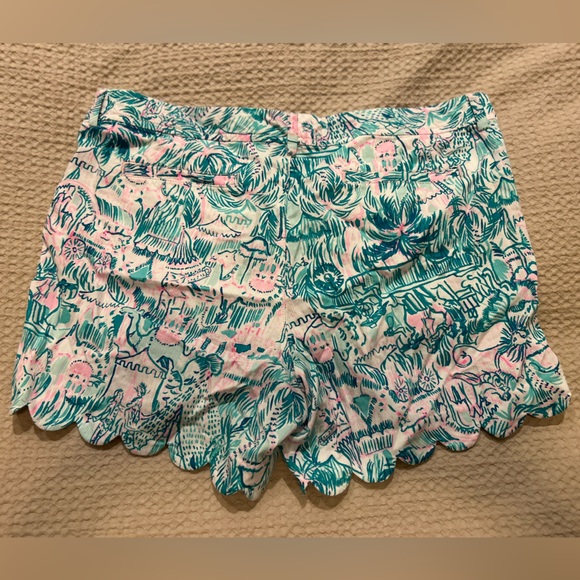 Lilly Pulitzer scallop hem shorts - Picture 3 of 3
